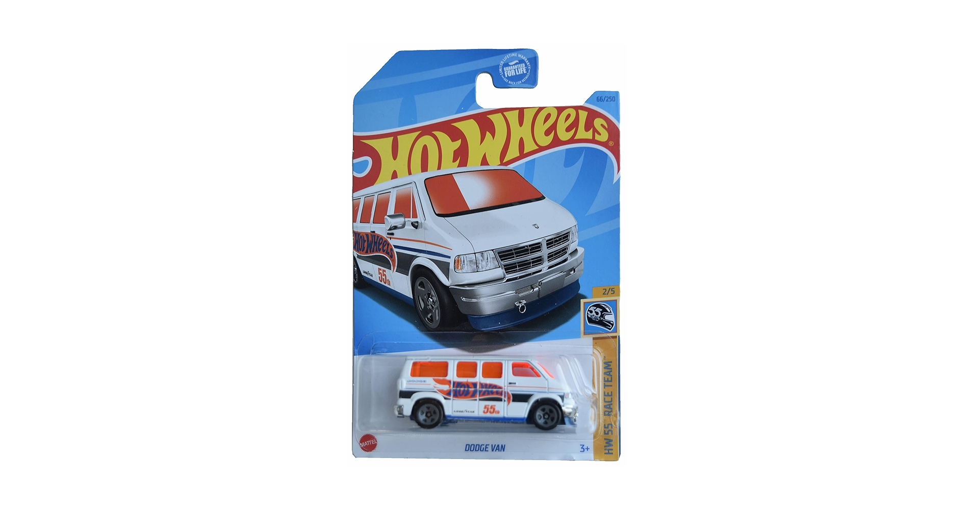 Amazon.com: Hot Wheels Dodge Van, HW 55th Race Team 2/5